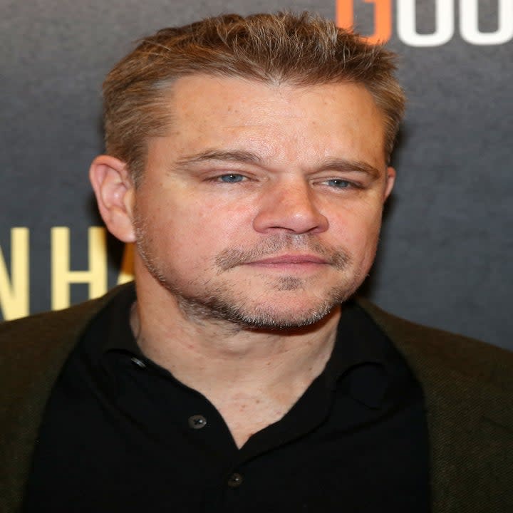 Matt Damon on the red carpet