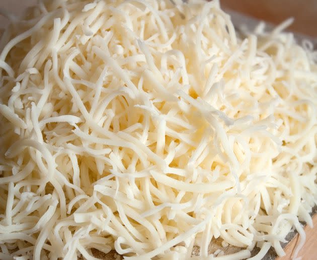 Shredded mozzarella cheese is commonly used on pizza. (Photo: Jodie Coston via Getty Images)