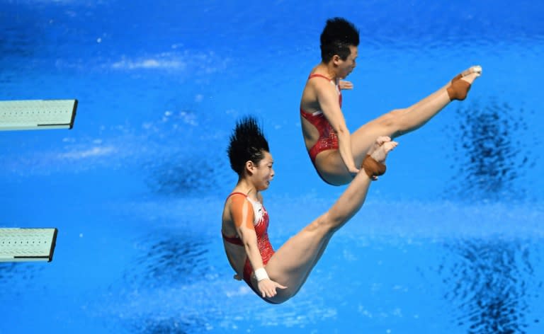 China's Chang Yani and Shi Tingmao won the women's synchronised 3m springboard