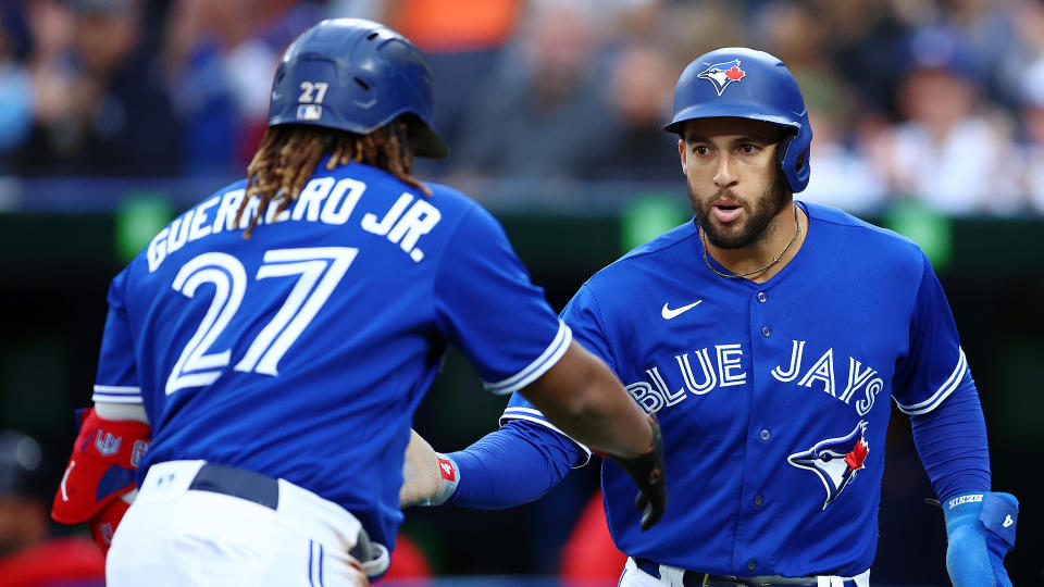 The Blue Jays rejigged their lineup this winter but still have a formidable offence.  (Photo by Vaughn Ridley/Getty Images)