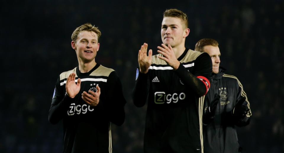 Frenkie de Jong und Matthijs de Ligt von Ajax Amsterdam sind europaweit begabt. (Bild: Getty Images)