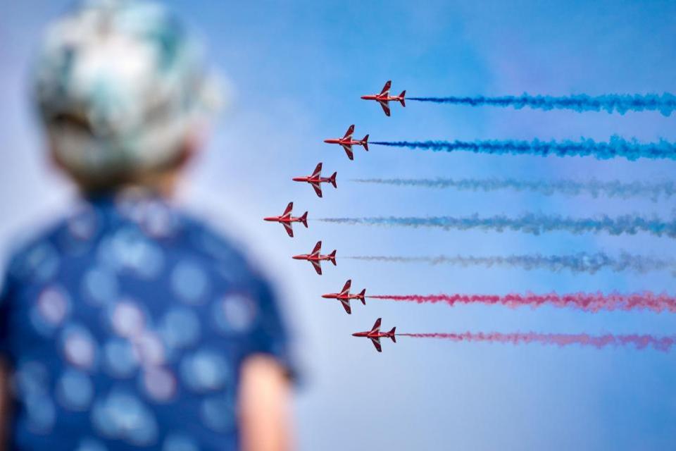 Oxford Mail: The Red Arrows often make an appearance at the festival.