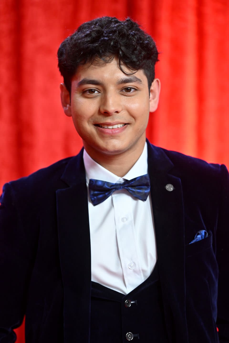 coronation street star adam hussain at the british soap awards 2023