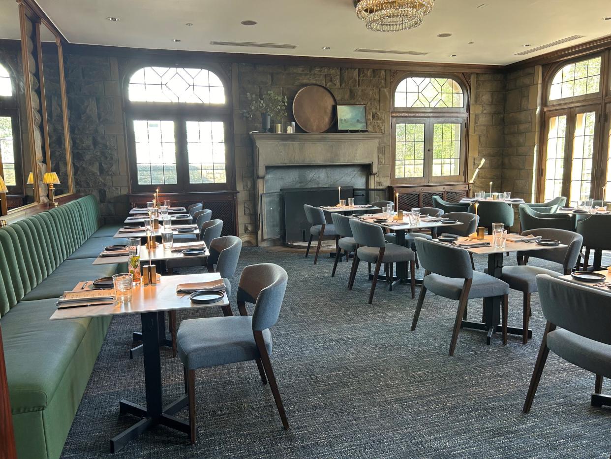 After a renovation earlier this year, the dining area at the Granville Inn now features new seating and tables and upgraded lighting in the dining area. The renovation was a way to bring modern touches to the historic inn.