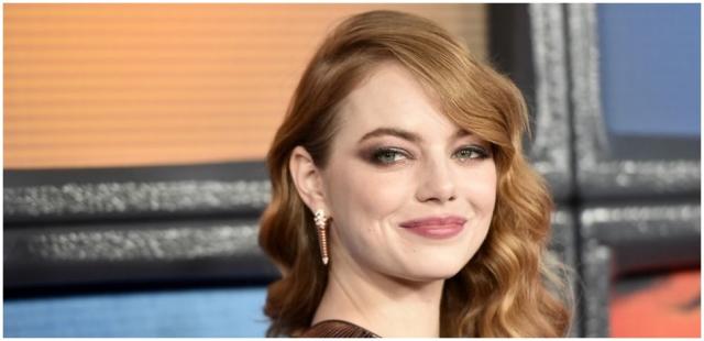 Emma Stone puts on a VERY animated display on set of new movie AND