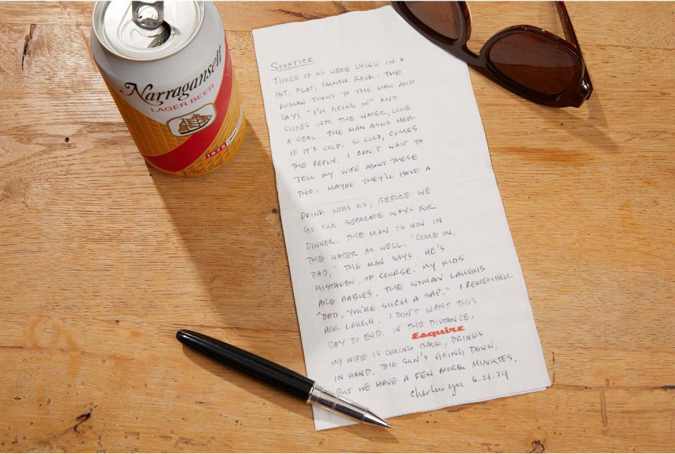 a pen and a paper on a table