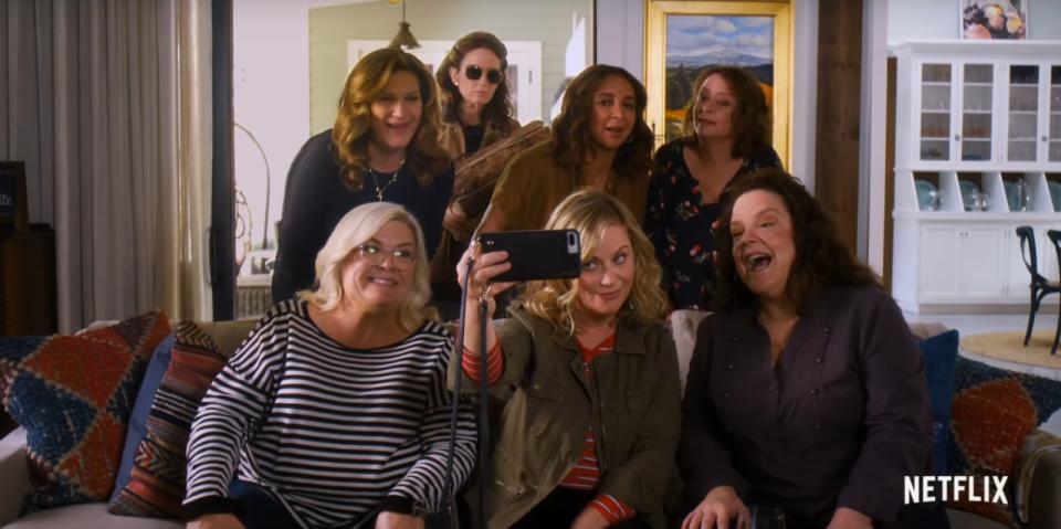 Wine Country \-- a star-studded, R-rated comedic romp -- is coming to theaterson May 8th and Netflix on May 10th, and the first trailer dropped today