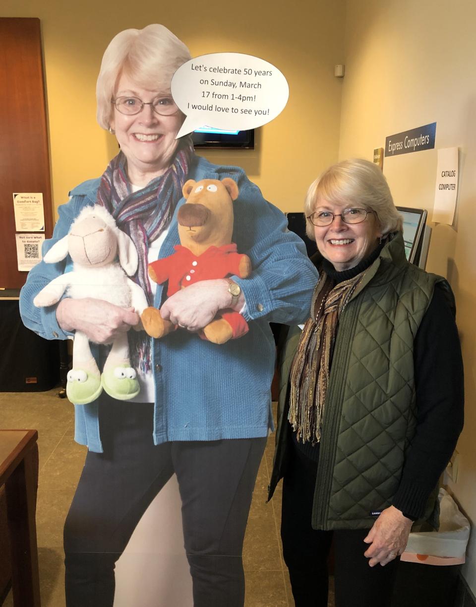 A party celebrating the 50-year career of Wood Library Children's Librarian Mary Ferris will be held from 1 to 3 p.m. Sunday, March 17.