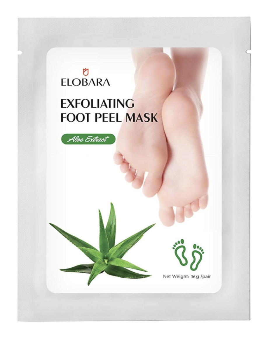 Elobara Foot Peel Mask. Image via Amazon.