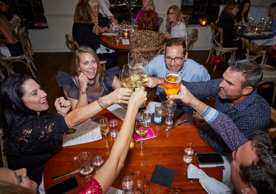 Snapshot from the "First Bite" dinner at Buccan Palm Beach during the 2021 Palm Beach Food and Wine Festival. That popular event is sold out for 2022 as fest tickets are selling fast.