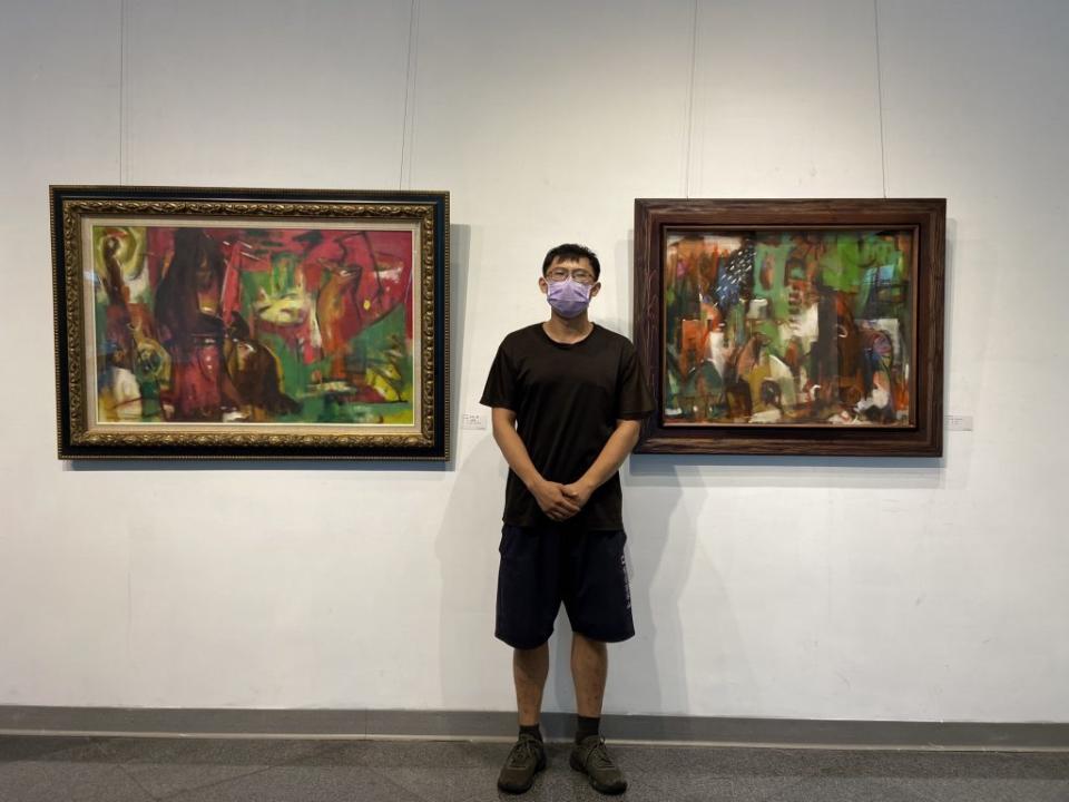 屯區藝文中心舉辦「黃銘頡個展」。（記者黃俊昇攝）