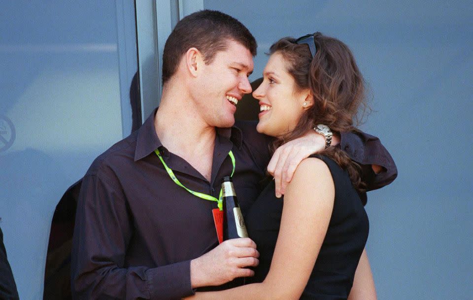 The star previously dated James Packer from 1993 until 1998. Source: Getty