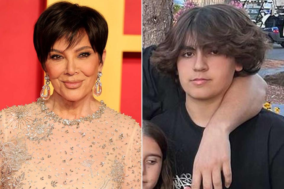 <p>Kayla Oaddams/FilmMagic;Kim Kardashian/Instagram </p> Kris Jenner (L), Mason Disick (R)