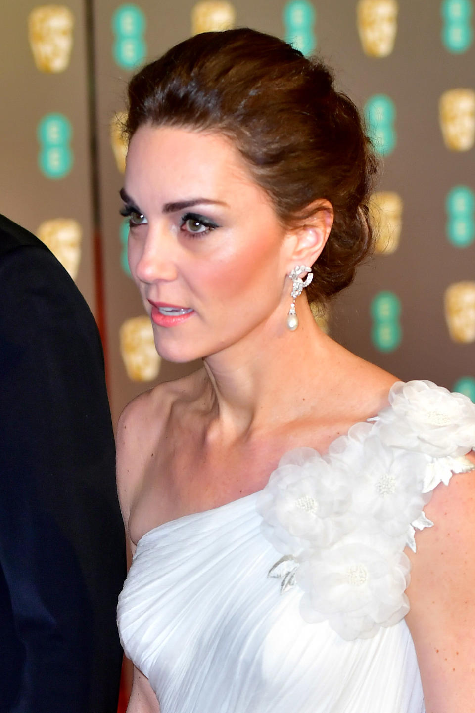 She was wearing Diana’s earrings. Photo: Getty