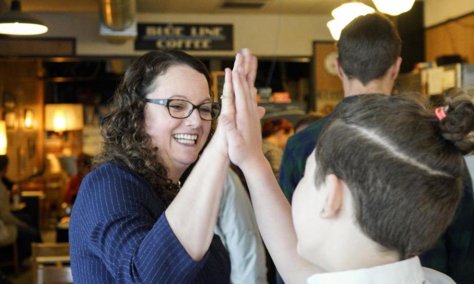 The progressive Kara Eastman scored an upset victory in Nebraska.