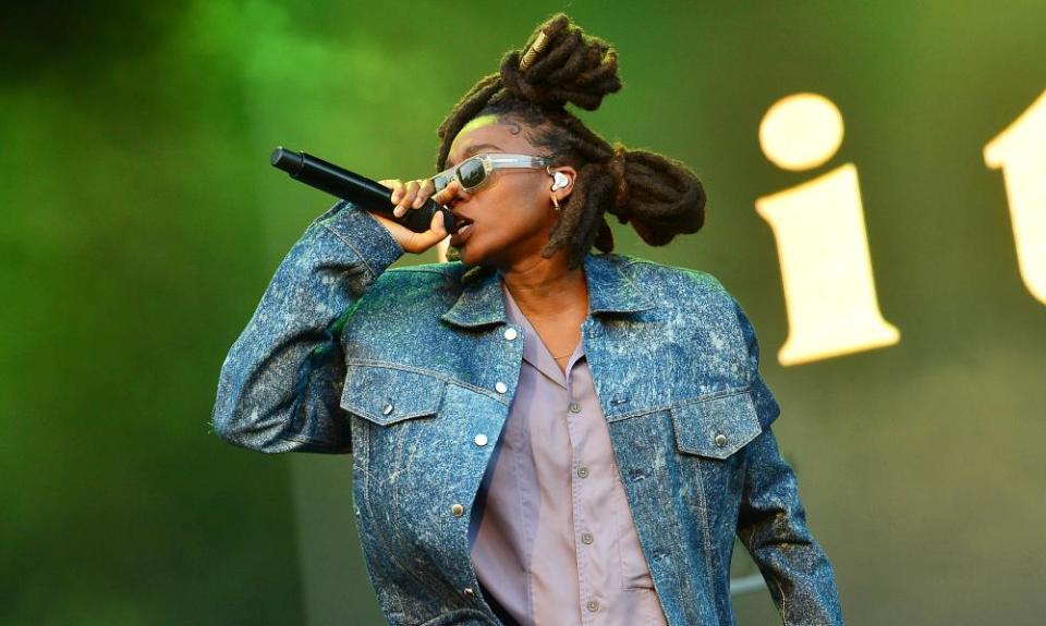 Little Simz performing at All Points East festival, London, in August.