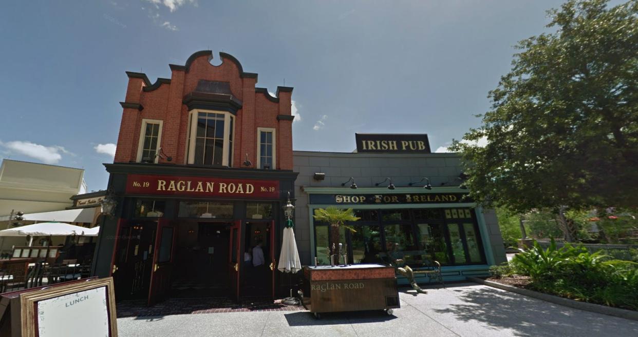 Raglan Road Irish Pub and Restaurant in Disney Springs, Florida.