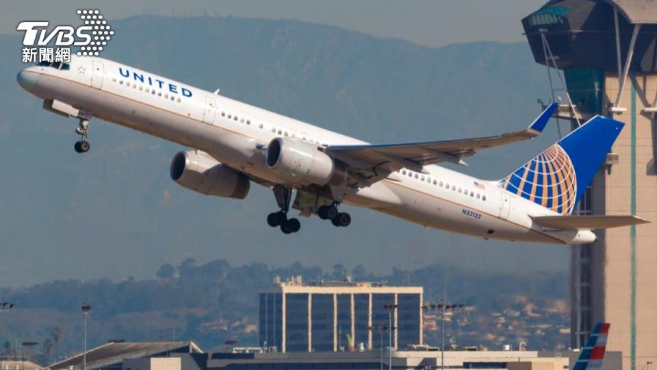 美國聯合航空現役波音757-200客機，起飛時發現輪子脫落的事故。（示意圖／達志影像美聯社）