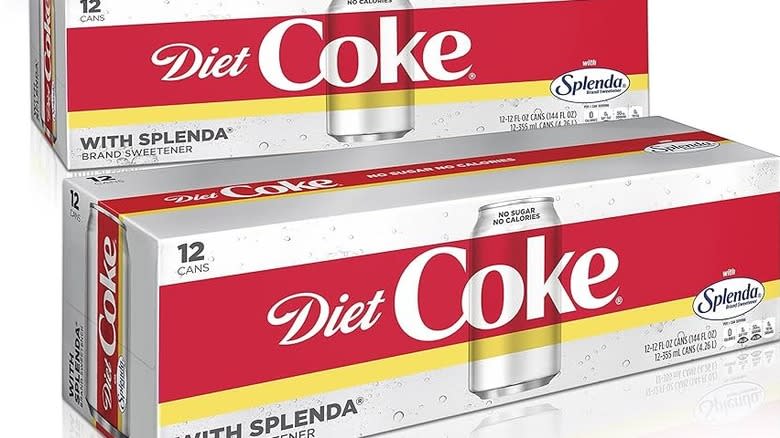 Cases of Splenda Diet Coke