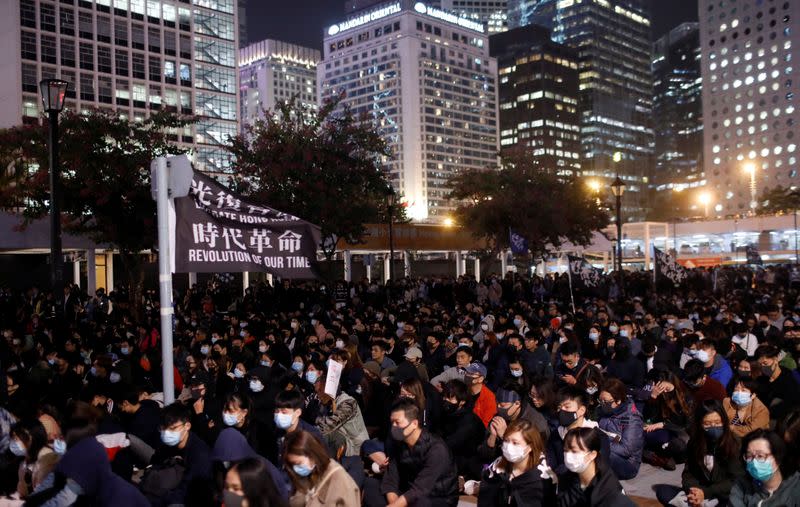 “United We Stand” rally in Hong Kong