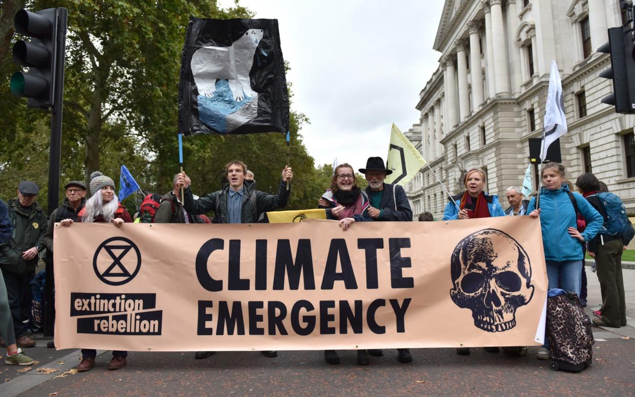 Extinction Rebellion protesters cliamte change global warming - John Keeble/Getty Images