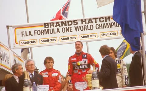 Nigel Mansell at the 1986 British Grand Prix - Nigel Mansell at the 1986 British Grand Prix - Credit: LAT Photographic