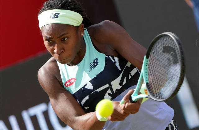 Coco Gauff has taken her strong form onto the grass in Berlin