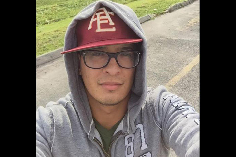 <p>A photo posted Jan. 11, 2016 of Simon A. Carrillo, who police identified as one of the victims of the shooting massacre that happened at the Pulse nightclub of Orlando, Fla., on June 12, 2016. (Simon A. Carrillo via Facebook) </p>