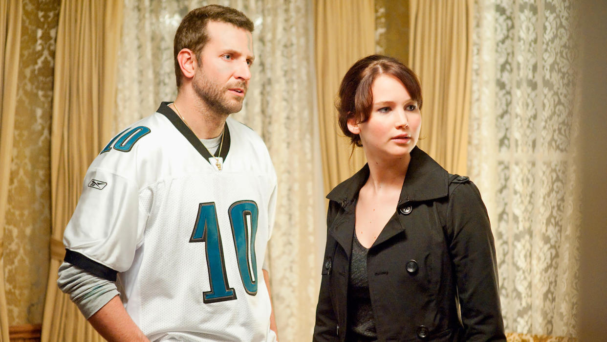 Bradley Cooper and Jennifer Lawrence in "Silver Linings Playbook" (Photo: JoJo Whilden/The Weinstein Company)