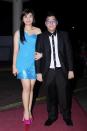 Miles Ocampo with Igi Boy Flores pose for photographers at the red carpet during the 26th Star Awards for TV held at the Henry Lee Irwin Theater in Ateneo De Manila University on 18 November 2012. (Angela Galia/NPPA images)