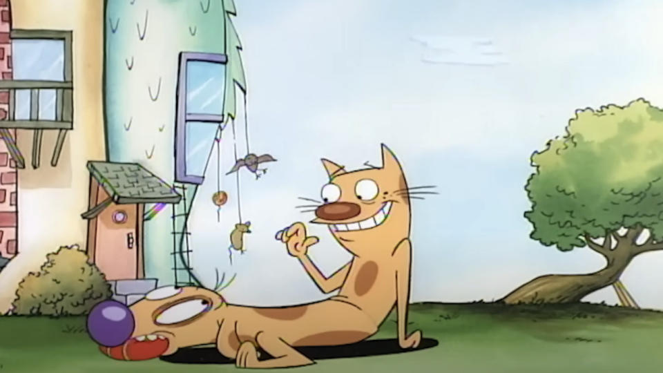 <p> <em>CatDog</em> managed to delight audiences with its weird and sweet qualities. Nick’s oddball comedy introduced the world to conjoined brothers (the show’s namesake), as they navigated everyday life. It was an <em>Odd Couple</em>-esque romp that premiered in 1998, with the final episodes dropping in 2005. </p>