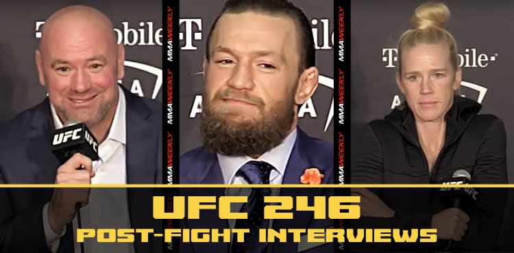 UFC 246 Post-Fight Interviews