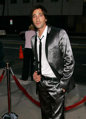 Adrien Brody at the Los Angeles premiere of Fox Searchlight's The Darjeeling Limited