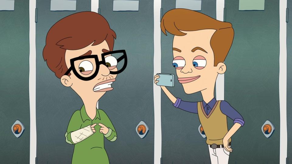 Big Mouth (TV series, two seasons, 2017–): Crude, rude, and rife with surprise emissions and bodily functions, animated sitcom Big Mouth is also a sensitive, nuanced deep dive into the various horrors of teenagehood. When 12-year-old Andrew Glouberman (John Mulaney) is visited by the hormone monster (Nick Kroll, who voices many of the show’s best characters), he finds his life irreversibly – and seemingly disastrously – changed. Unlike many other puberty-centred comedies, Big Mouth makes as much time for its confused female protagonists as its male ones; Maya Rudolph is a delight as the female hormone monster, and look out for Kristen Wiig’s wonderful turn as a talking vagina. (Netflix)