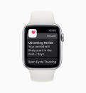 Dopo l’app ECG, disponibile su Apple Watch Series 4 già da qualche mese e attraverso cui è possibile registrare un elettrocardiogramma, da Cupertino arrivano grandi novità. (Apple)