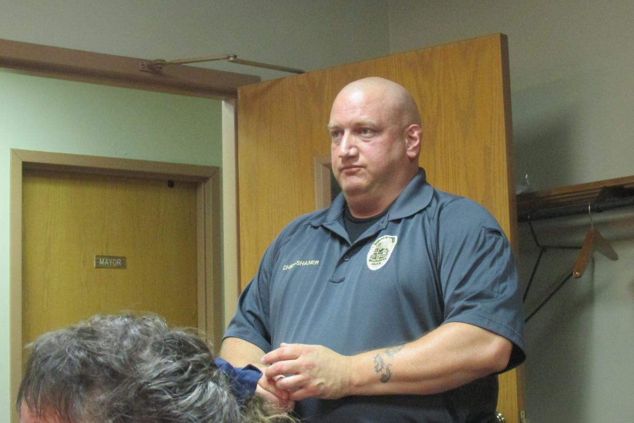 Millersburg Police Chief Matt Shaner defended his department amid safety concerns raised in a June meeting.