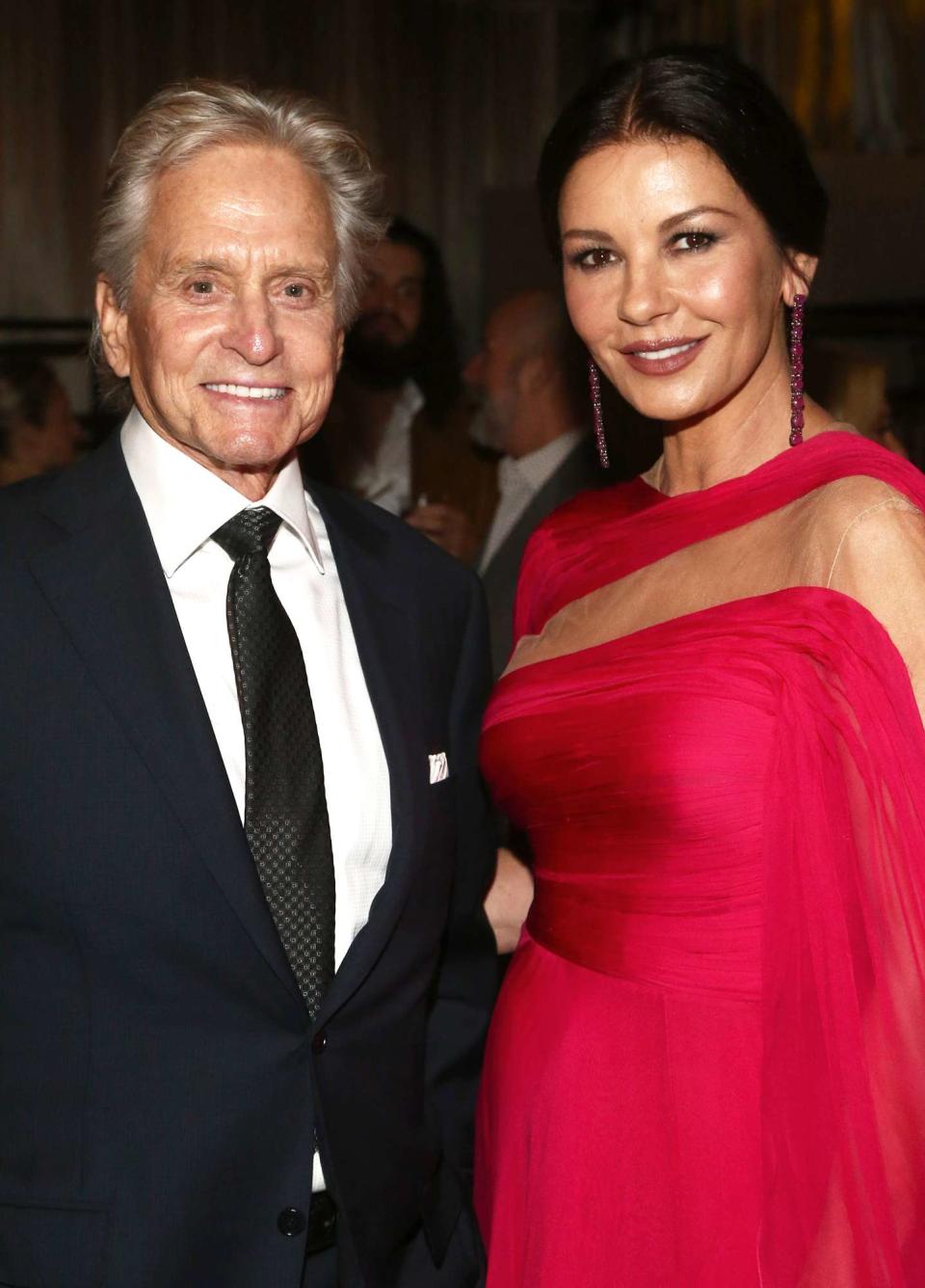 Michael Douglas and Catherine Zeta-Jones attend the Netflix's 71st Emmy Awards After Party on September 22, 2019 in Hollywood, California