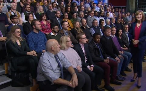 Fiona Bruce takes over from David Dimbleby as host of Question Time - Credit: BBC One