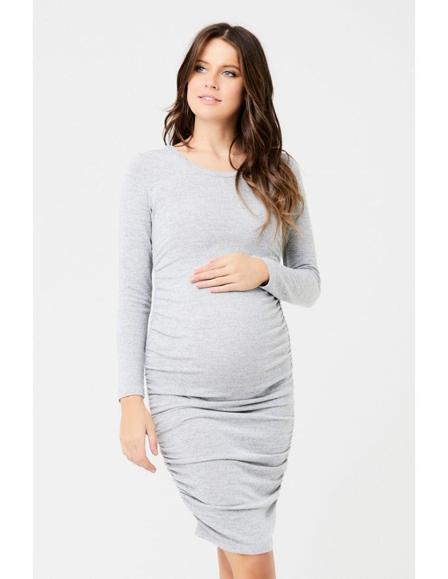 Ripe Textured Knit Cocoon Dress