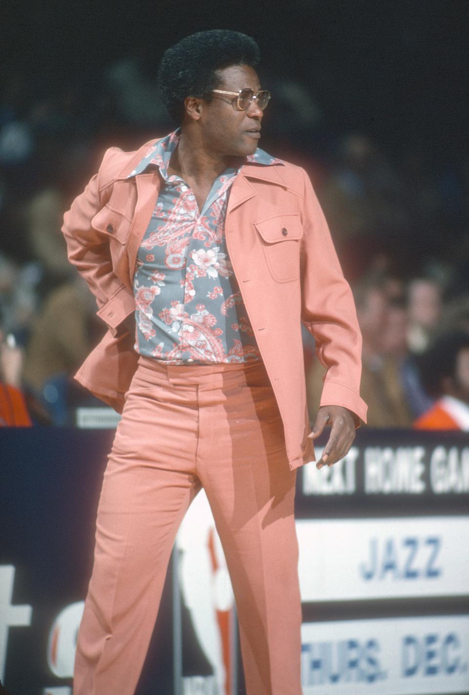 K.C. Jones in 1975 coaching the Washington Bullets.