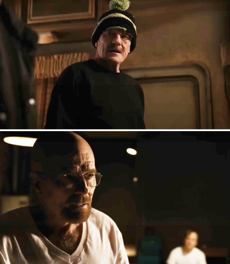 Walter White talking to Saul