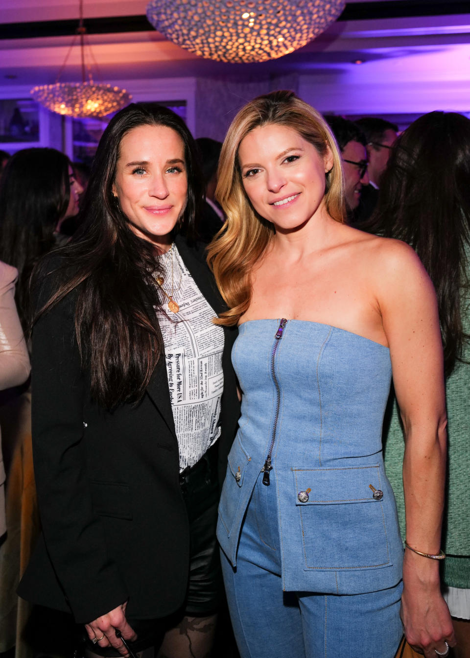 Ashley Biden and Kate Bolduan at the UTA party.