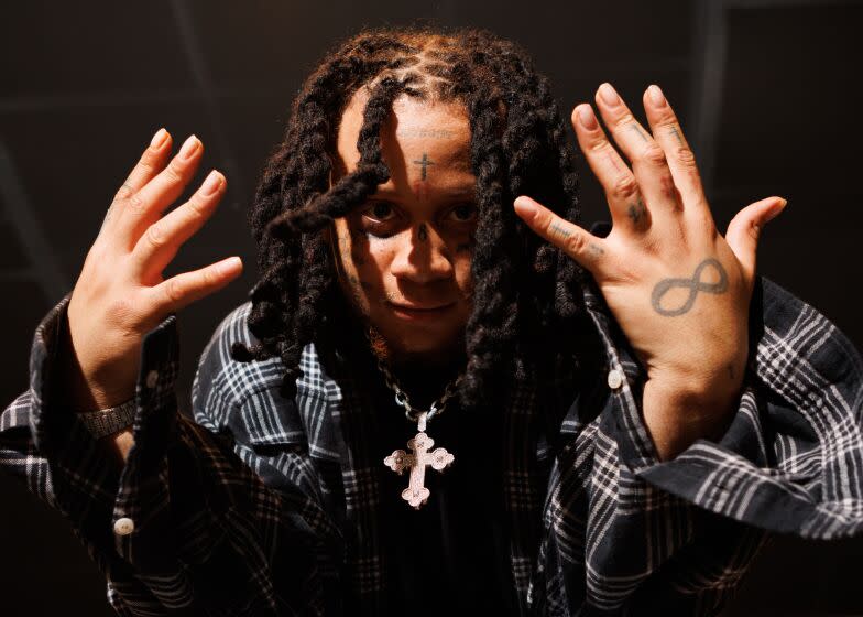 Trippie Redd photographed in the studio on September 1, 2022 in Los Angeles.