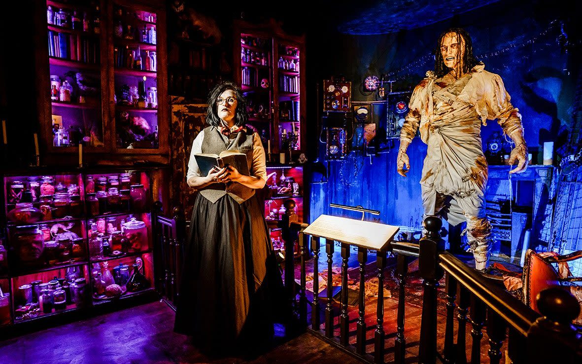 Uncover a terrible conspiracy at Mary Shelley’s House of Frankenstein