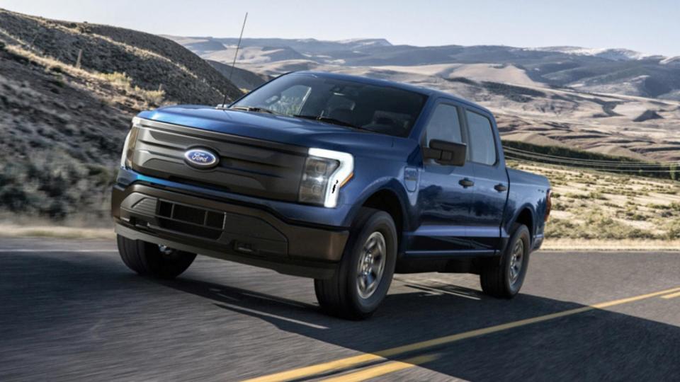 F-150 Lightning採用純電化的設計，擁有450km的續航里程。（圖片來源/ Ford）