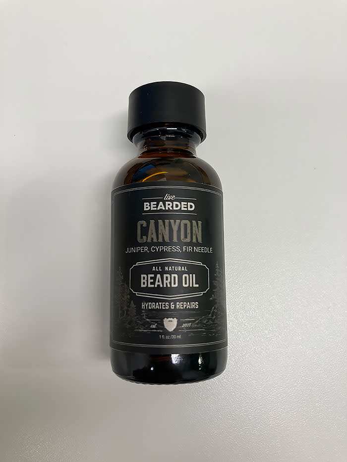 live bearded beard oil