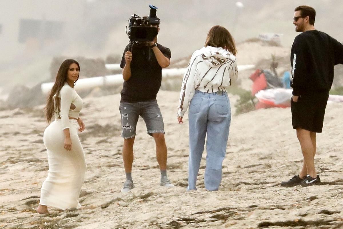 Kim and Khloé Kardashian Seen Filming with Scott Disick for KUWTK After Announcing Final Season