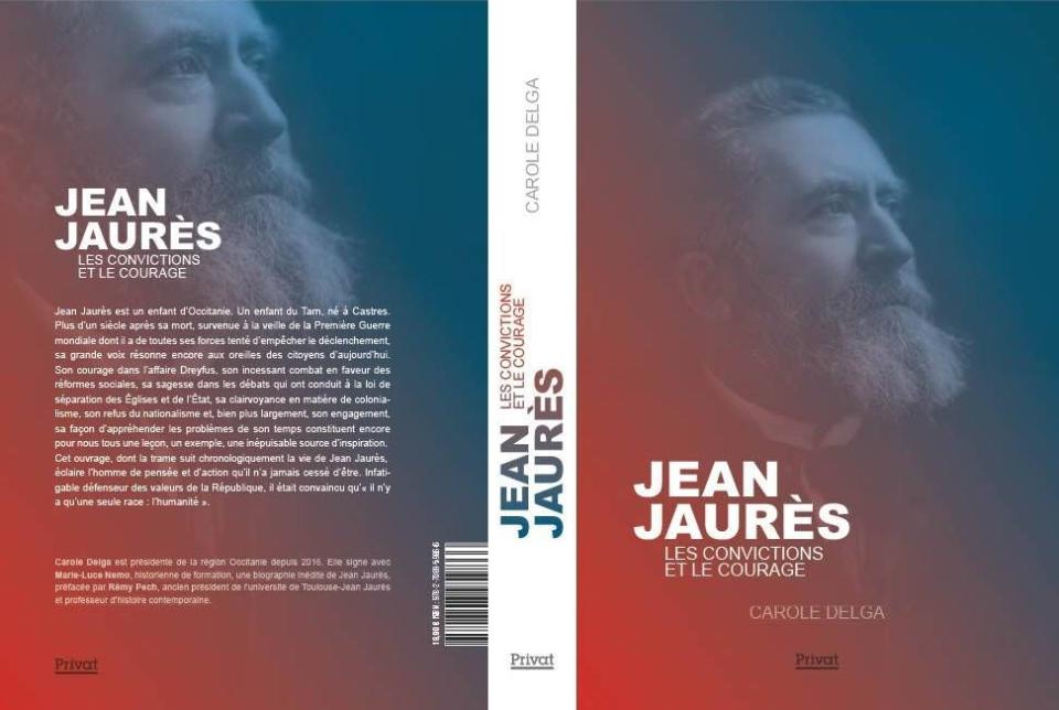 Couverture de la biographie de Jean Jaurès.