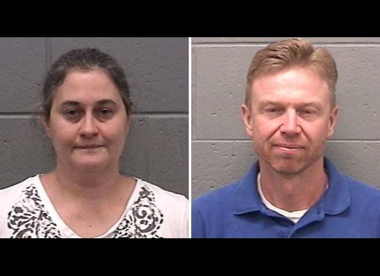 Cops say that not only did Diana and Samuel Franklin keep their 15-year-old daughter in a chicken coop, they made her wear a shock collar and used it several times.