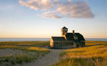 <p>It’s unlikely the Pilgrims knew they were standing on prime waterfront real estate when they signed the Mayflower Compact here in 1620. But nearly four centuries later, Travel + Leisure readers have named Provincetown America’s top beach destination. The sleepy town of 3,000 residents on the tip of Cape Cod balloons into an arts colony of 60,000 people come summertime, drawing a creative crowd that spends the days sunning at Race Point Beach or strolling the galleries on downtown’s Commercial Street. At night, P-Town’s bars play host to Broadway performers, drag shows, and a whole lot of dancing.</p>